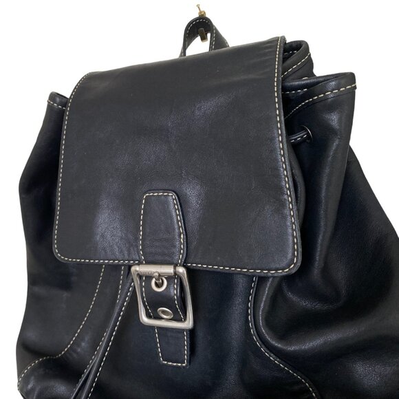 Coach Legacy Backpack 9569 Black Leather - Picture 2 of 7